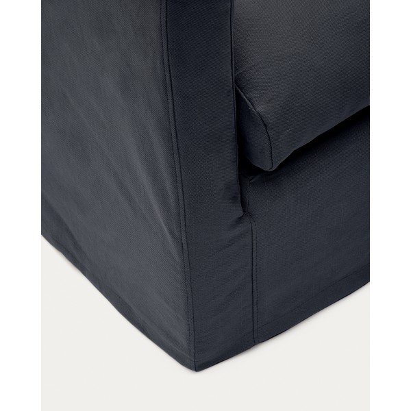 Baldų apmušalas antracito spalvos 92 cm Nora – Kave Home-image-3