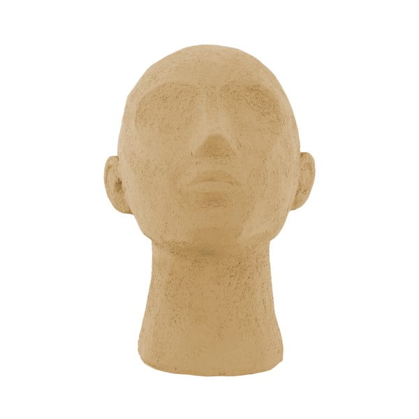 Smėlio rudos spalvos dekoratyvinė figūrėlė PT LIVING Face Art, aukštis 22,8 cm