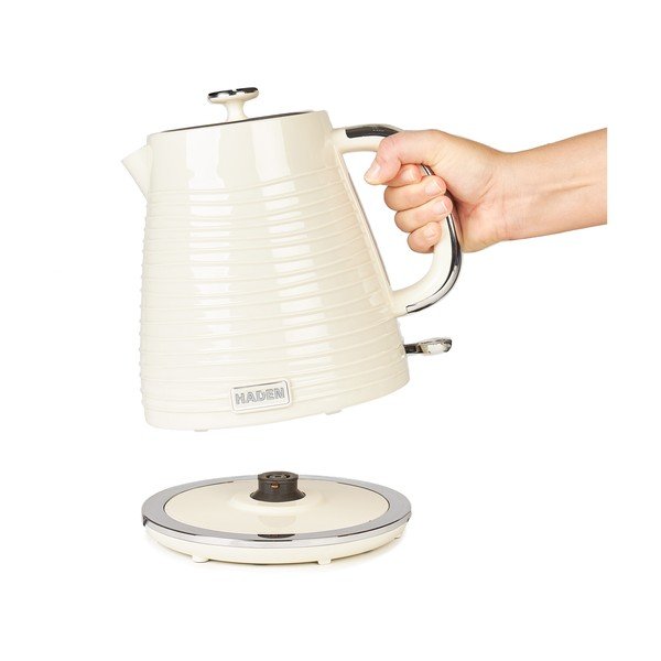 Kreminės spalvos iš plastiko virdulys 1,7 l Devon – Haden-image-3