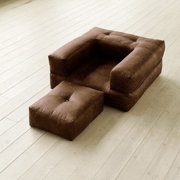 Kintamas fotelis "Karup Cube Choco-image-2