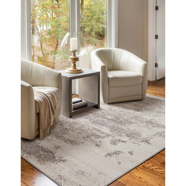 Kilimas pilkos spalvos/kreminės spalvos 160x230 cm Lori – FD-image-1