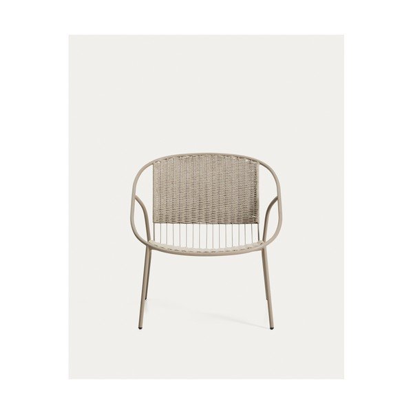 Taupe spalvos sodo krėslas Atrani – Kave Home-image-4