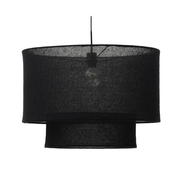 Juodos spalvos šviestuvo gaubtas ø 60 cm Mariela – Kave Home