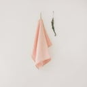 Rožinis lininis rankšluostis Linen Tales, 65 x 45 cm