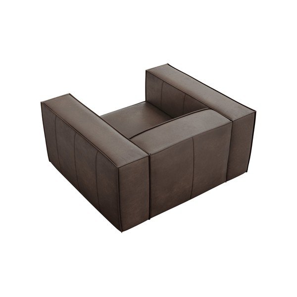 Rudas odinis fotelis Madame - Windsor & Co Sofas-image-4