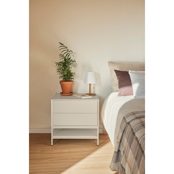 Naktinis staliukas kreminės spalvos Platt – Teulat-image-1