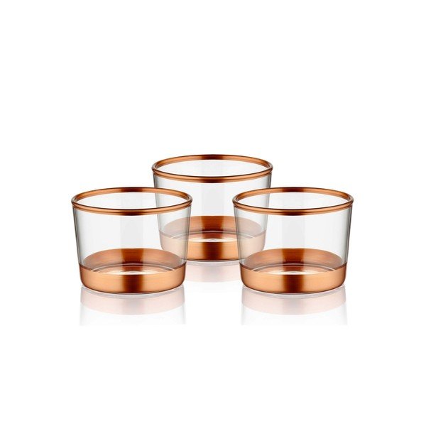 3 taurelių rinkinys Mia Glam Bronze, ⌀ 8 cm-image-1