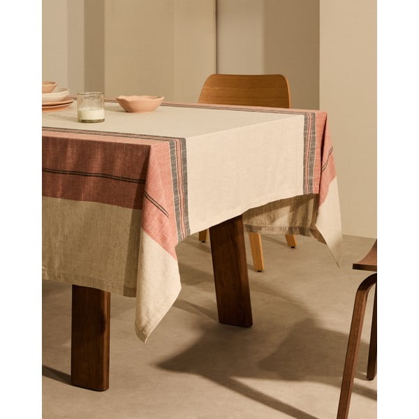 Iš lino mišinio staltiesė 170x250 cm Veliat – Kave Home-image-4