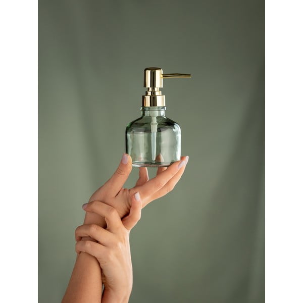 Mėtų spalvos iš stiklo muilo dozatorius 200 ml Atessa – Wenko-image-1
