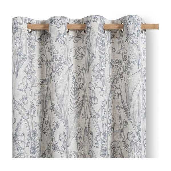 Šviesiai pilkos spalvos užuolaida 135x250 cm Selvetia – Restilo