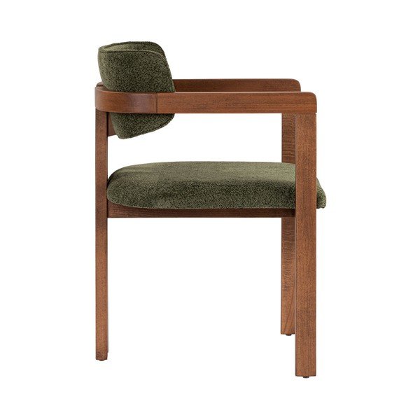 Tamsiai žalios spalvos valgomojo kėdė su porankiais Toscana – Kalune Design-image-3