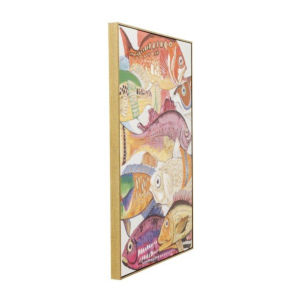 Vaizdas Kare dizainas Paliesta žuvis Susitikimas I., 100 x 75 cm-image-4