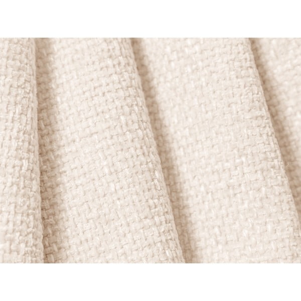 Kreminės spalvos iš šenilinio audinio modulinė sofos dalis (kintama) Lupine – Micadoni -image-3