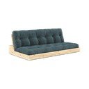 Sulankstoma sofa iš kordinio velveto mėlynos spalvos 196 cm Base – Karup Design
