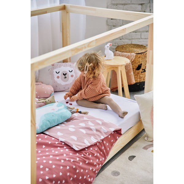 Vaikiška medvilninė patalynė Bonami Selection Lama, 140 x 200 cm-image-3