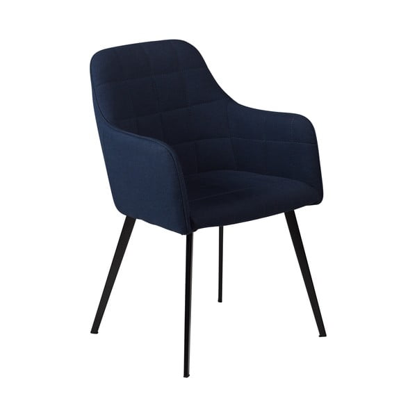 Tamsiai mėlyna valgomojo kėdė su porankiais DAN-FORM Denmark Embrace