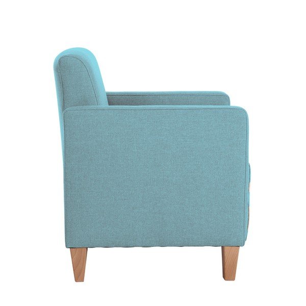 Turkio spalvos fotelis "Max Winzer Milla Aqua-image-1