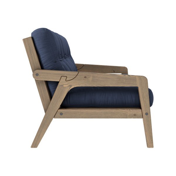 Mėlyna sofa lova 204 cm Grab - Karup Design-image-4