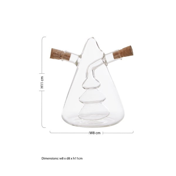 Aliejaus ir acto rinkinys iš stiklo Montela – Premier Housewares-image-4
