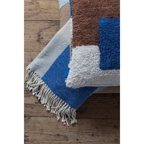 Antklodė ir pledas levandų spalvos/smėlio spalvos 125x190 cm Brick – Mette Ditmer Denmark-image-2