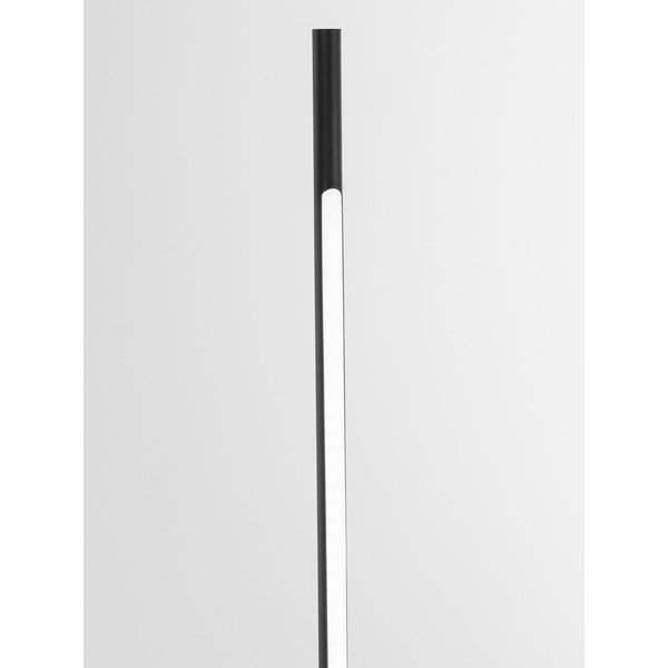 Juodos spalvos iš metalo pastatomas šviestuvas LED (aukštis 140 cm) su gaubtu iš akrilo stiklo Raccio – Nova Luce-image-3