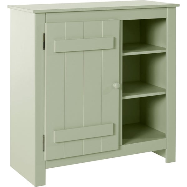 Iš pušies masyvo spintelė šviesiai žalios spalvos 90x90 cm Bertram – Støraa-image-2