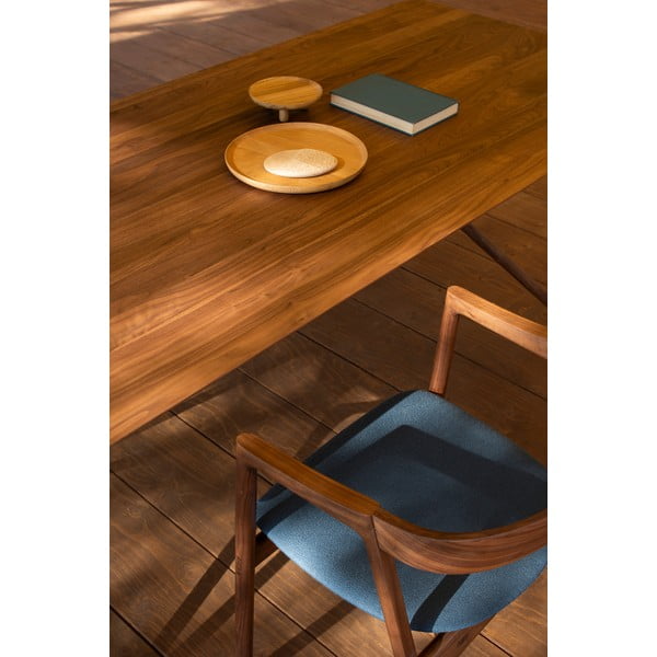 Mėlynos spalvos/rudos spalvos valgomojo kėdė Muna – Gazzda-image-4