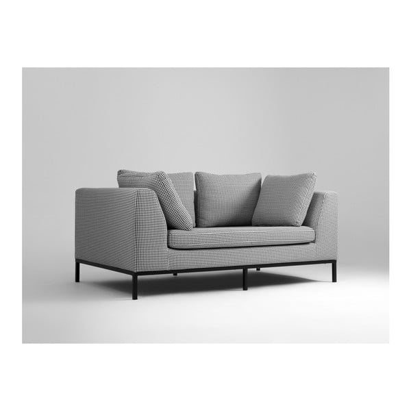 Juodai balta dvivietė sofa Individualizuotos formos "Ambient-image-4
