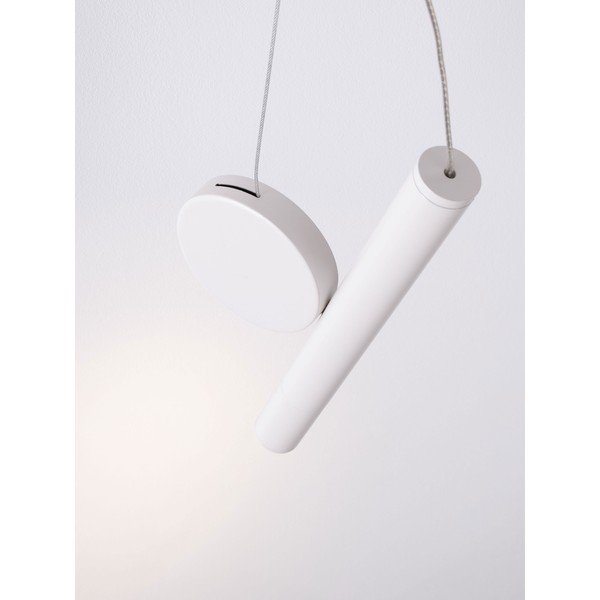 Baltos spalvos iš aliuminio kabantis šviestuvas LED ø 23,5 cm Vero – Nova Luce-image-3