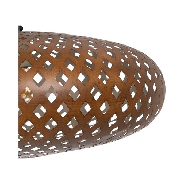 Kabantis šviestuvas auksinės spalvos ø 56 cm su metaliniu gaubtu – Ixia-image-2