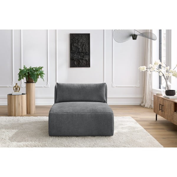 Pilkasis sofos modulis Jeanne - Bobochic Paris-image-1