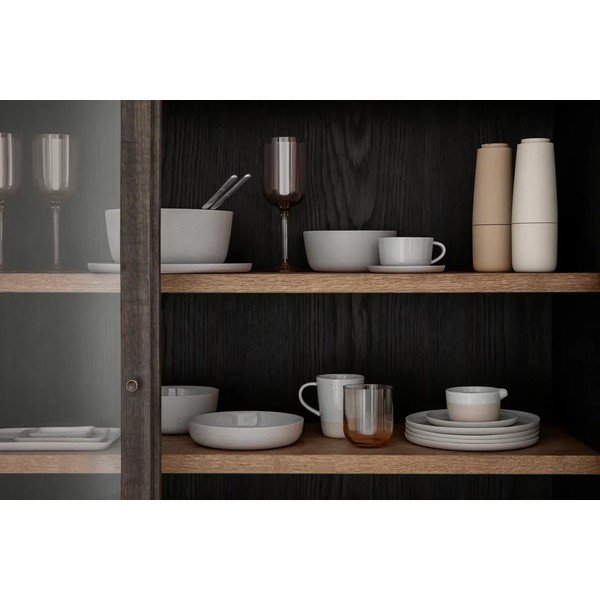 Šviesiai pilkos spalvos skirta serviravimui iš keramikos lėkštė Sablo L – Blomus-image-2