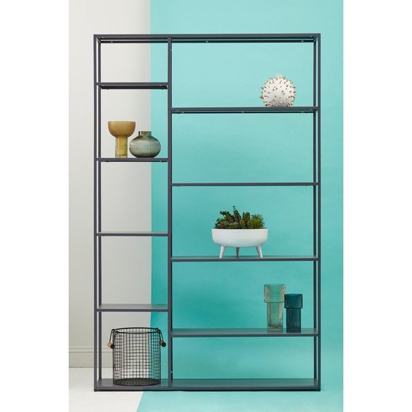 Pilkos spalvos iš plieno pastatoma lentyna 120x188x30 cm Acero – Premier Housewares-image-4