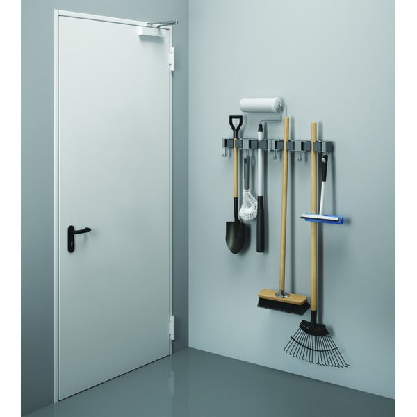 Sieniniai laikikliai šluotai ir šluostei (2 vnt.) - Metaltex-image-1