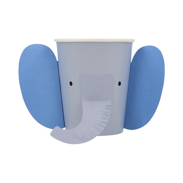 Iš popieriaus vienkartiniai puodeliai 8 vnt. Animal Parade – Meri Meri-image-4