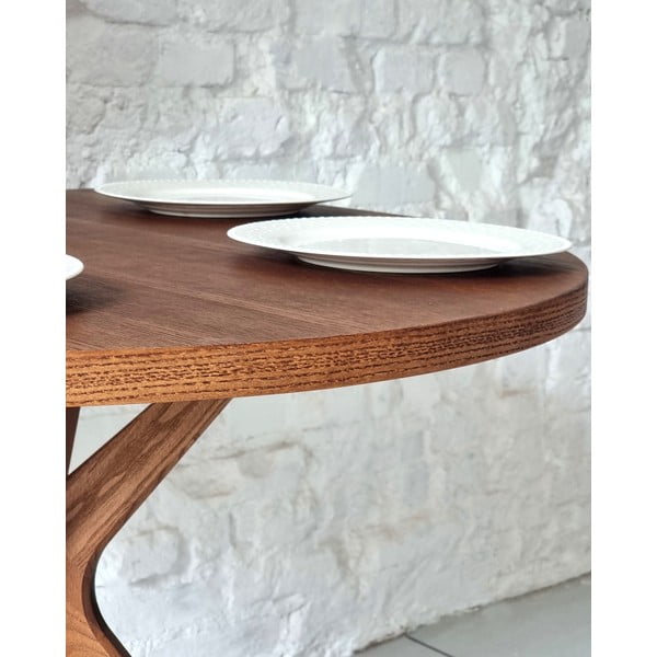 Valgomojo stalas iš ąžuolo 90x90 cm Jubi – Ragaba-image-4