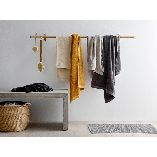 Pilkas medvilninis vonios kilimėlis Södahl, 50 x 80 cm-image-1