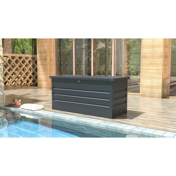 Antracito spalvos sodo daiktadėžė Max A – Rojaplast-image-1