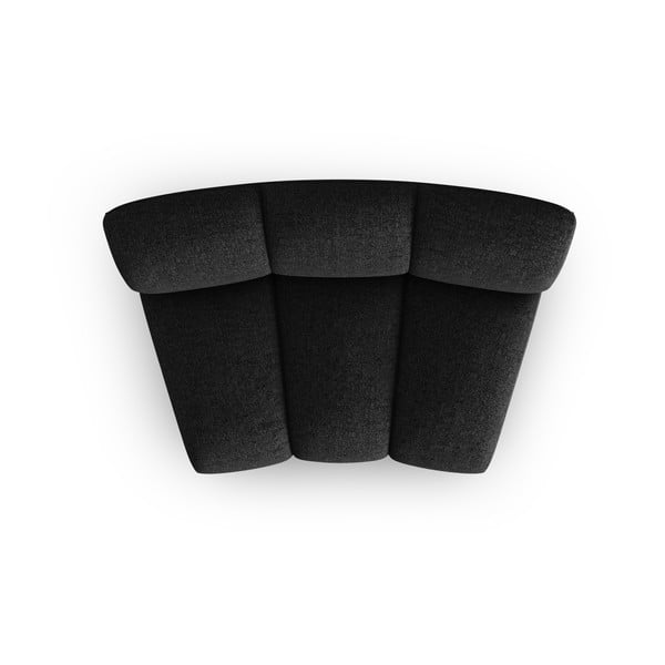 Modulinė sofa juodos spalvos/antracito spalvos (modulinė) Lupine – Micadoni Home-image-2