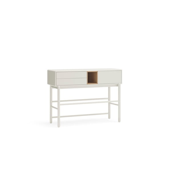 Kreminės spalvos konsolinis staliukas 35x120 cm Corvo – Teulat-image-3