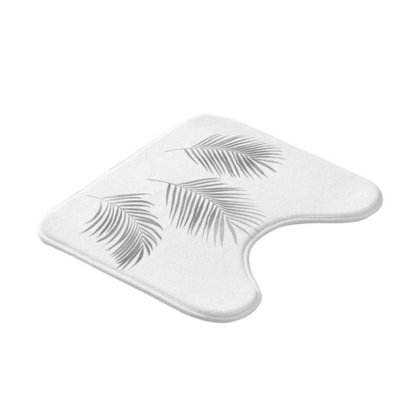 Baltos spalvos/sidabrinės spalvos vonios kilimėlis tualetui 45x45 cm Orbella – douceur d'intérieur-image-3