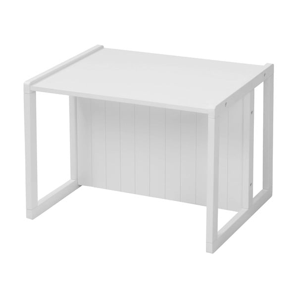 Baltos spalvos vaikiškas suoliukas Country Style – Roba-image-2