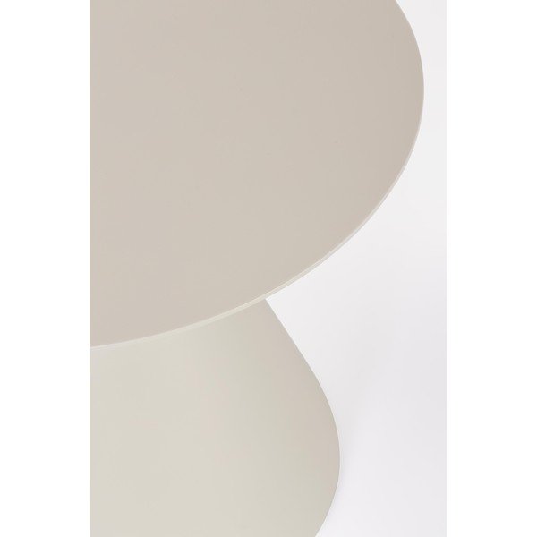 Iš aliuminio apvalios formos sodo šoninis staliukas ø 50 cm Aloha – Bizzotto-image-2