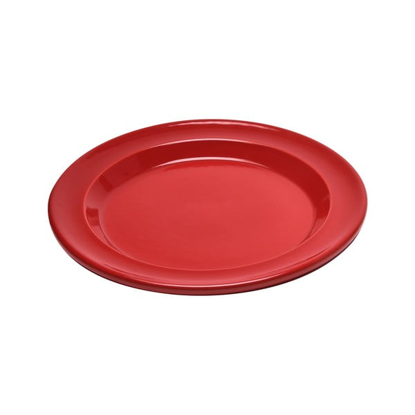 Raudona desertinė lėkštė "Emile Henry", ⌀ 21 cm