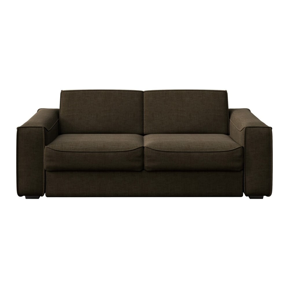 Rudos spalvos sofa-lova MESONICA Munro, 224 cm