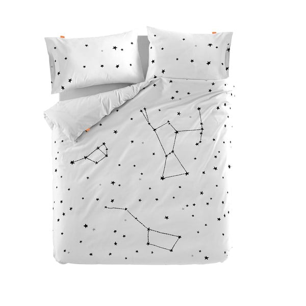 Medvilninis antklodės užvalkalas Blanc Constellation, 220 x 220 cm