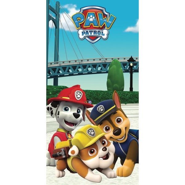 Iš medvilnės vaikiškas rankšluostis 70x140 cm Paw Patrol – Jerry Fabrics