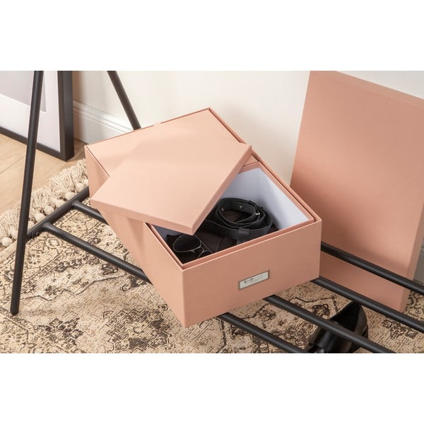Daiktadėžė iš kartono su dangčiu 3 vnt. Inge – Bigso Box of Sweden-image-2