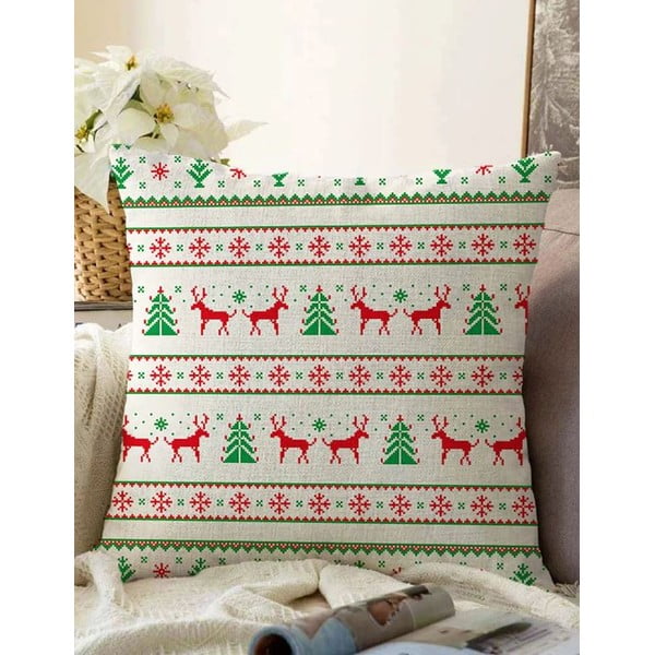 Dekoratyvinis pagalvės užvalkalas su Kalėdų motyvu 43x43 cm – Mila Home
