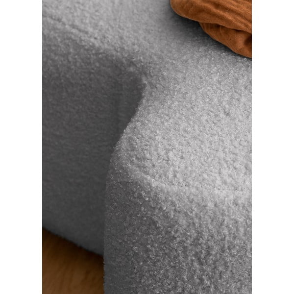 Pufas pilkos spalvos iš boucle Miuf – Miuform-image-4